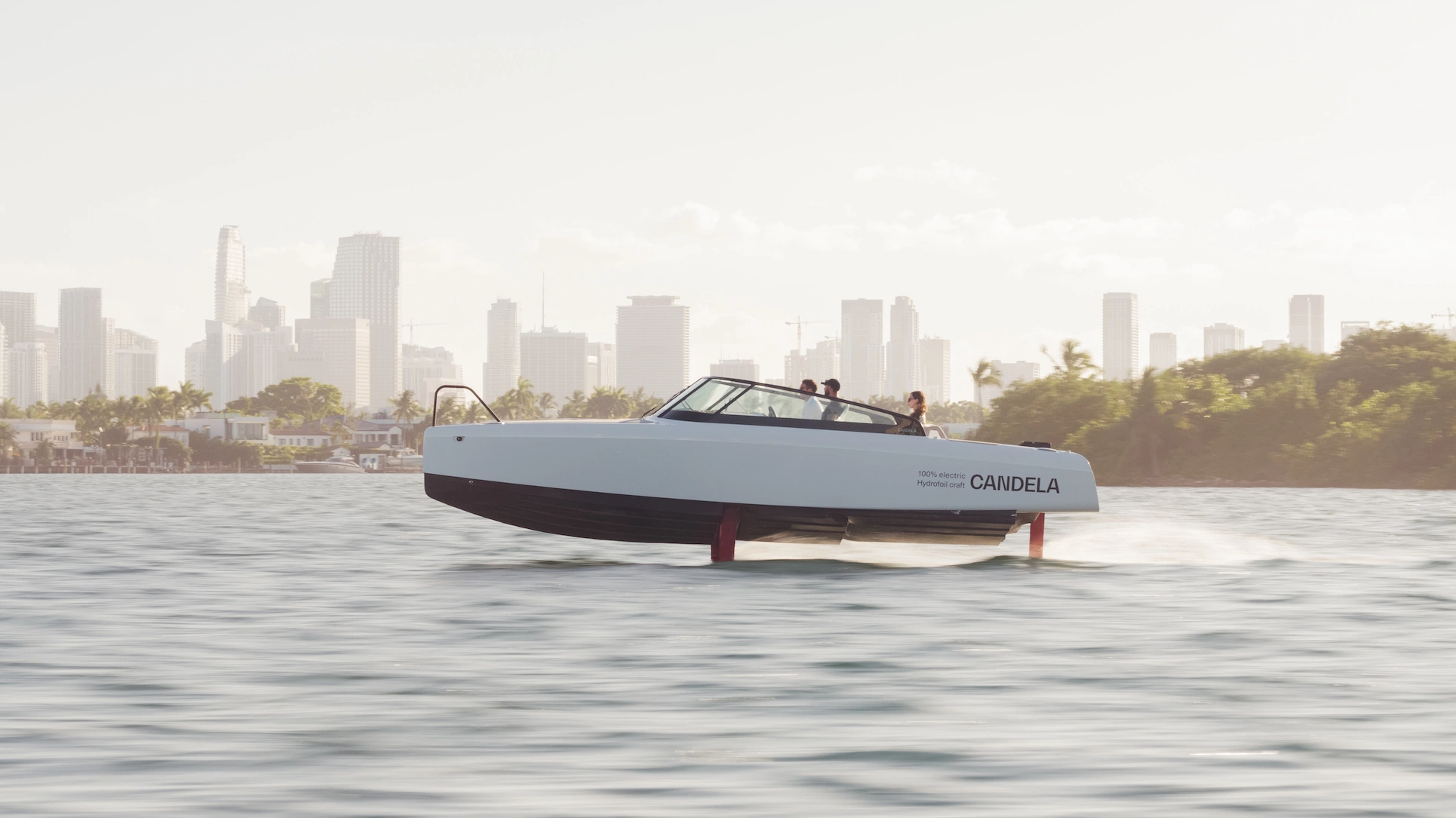 Candela C 8 Hydrofoiling Electric Boat in Florida